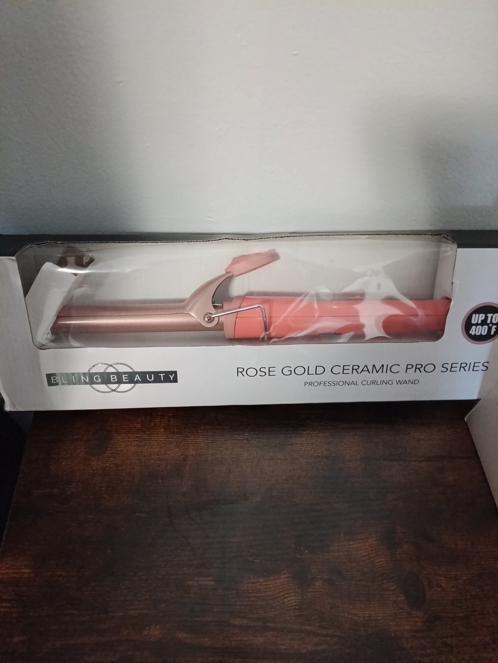 Rose Gold Ceramic Pro Curling Wand